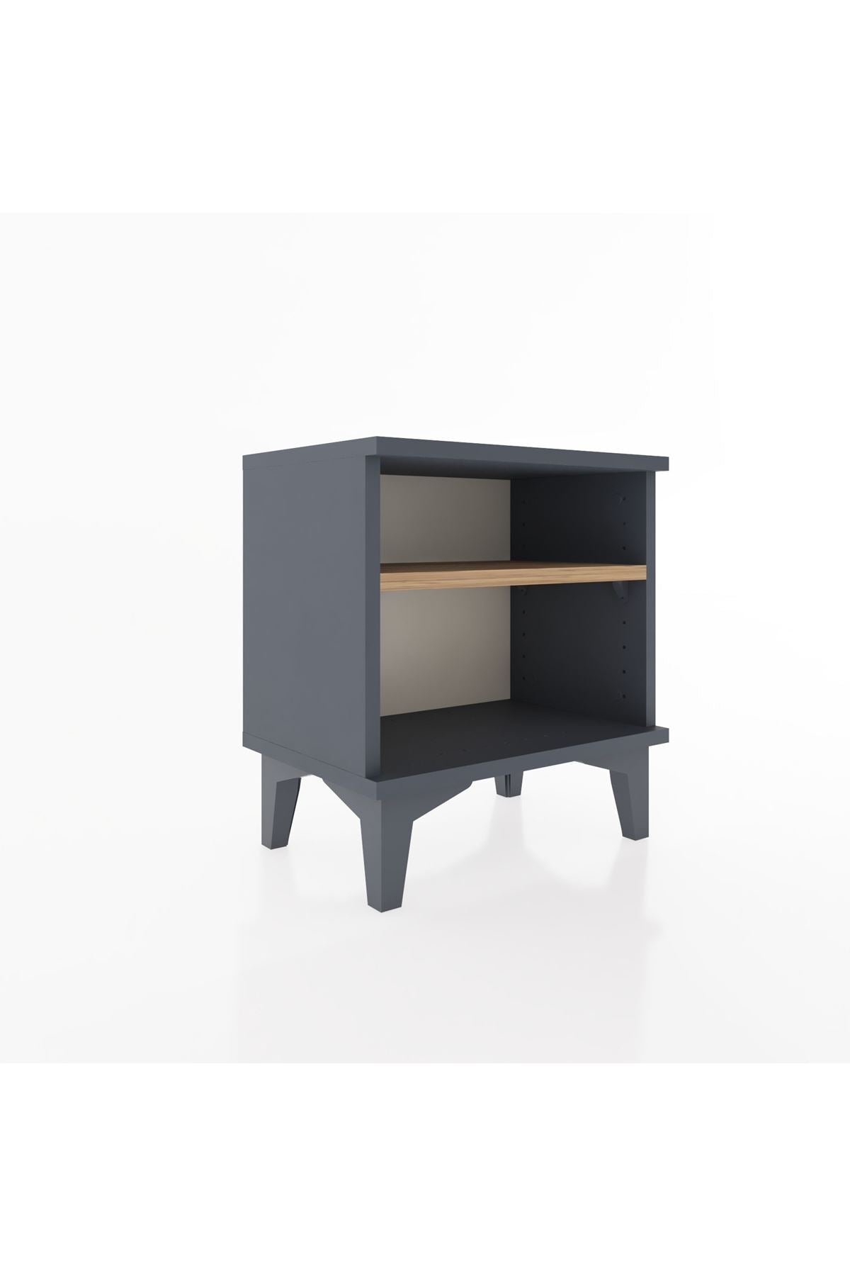 Arges Komodin Tek Raflı 44x30x48 Çam-Çam