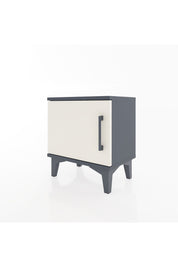 Arges Komodin Tek Raflı Tek Kapaklı 44x30x48 Antrasit-Aytaşı