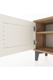 Arges Komodin Tek Raflı Tek Kapaklı 44x30x48 Çam-Aytaşı