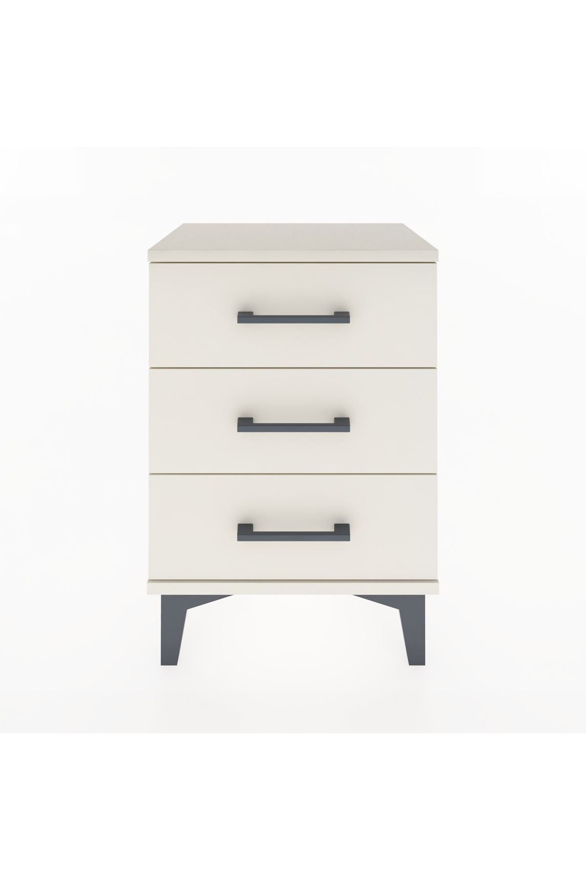 Arges Komodin 3 Çekmeceli 44x30x64 Aytaşı-Aytaşı