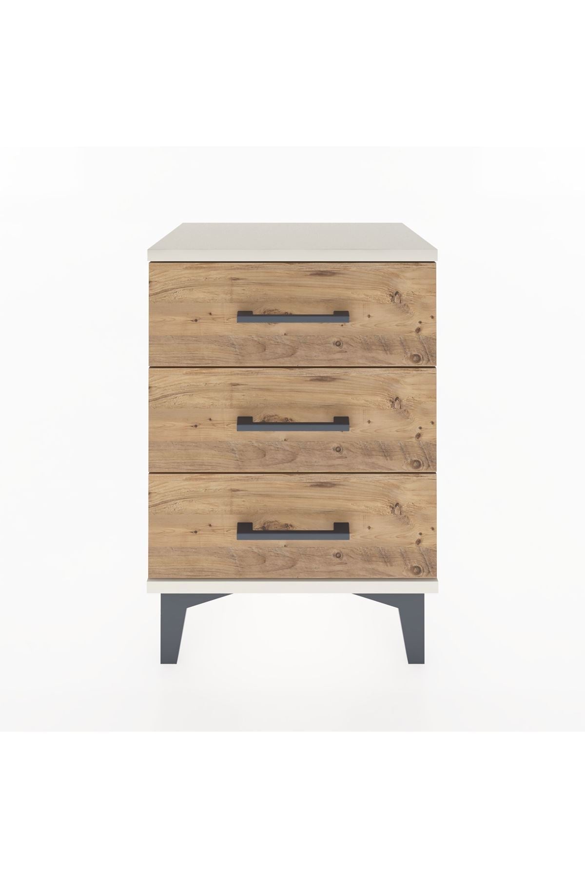 Arges Komodin 3 Çekmeceli 44x30x64 Aytaşı-Çam