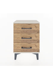 Arges Komodin 3 Çekmeceli 44x30x64 Aytaşı-Çam