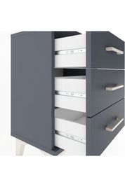 Arges Komodin 3 Çekmeceli 44x30x64 Antrasit-Antrasit