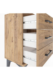 Arges Komodin 3 Çekmeceli 44x30x64 Çam-Çam