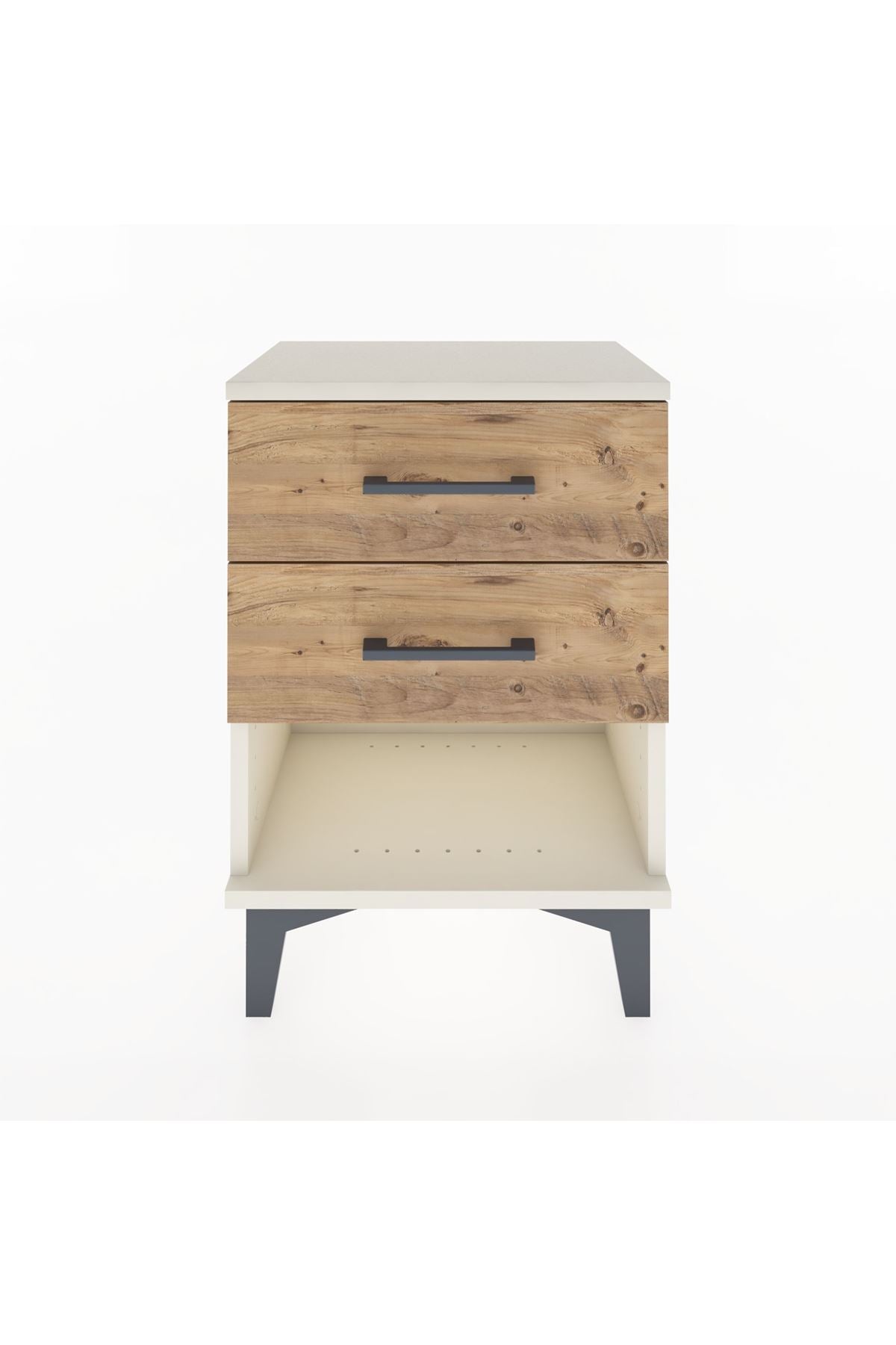 Arges Komodin 2 Çekmeceli 44x30x64 Aytaşı-Çam