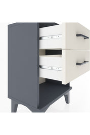 Arges Komodin 2 Çekmeceli 44x30x64 Antrasit-Aytaşı