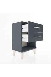 Arges Komodin 2 Çekmeceli 44x30x64 Antrasit-Antrasit