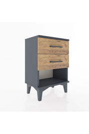 Arges Komodin 2 Çekmeceli 44x30x64 Antrasit-Çam