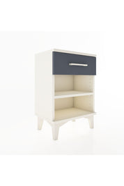 Arges Komodin Tek Raflı Tek Çekmeceli 44x30x64 Aytaşı-Antrasit