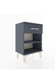 Arges Komodin Tek Raflı Tek Çekmeceli 44x30x64 Antrasit-Antrasit