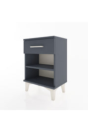 Arges Komodin Tek Raflı Tek Çekmeceli 44x30x64 Antrasit-Antrasit