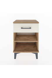 Arges Komodin Tek Raflı Tek Çekmeceli 44x30x64 Çam-Aytaşı