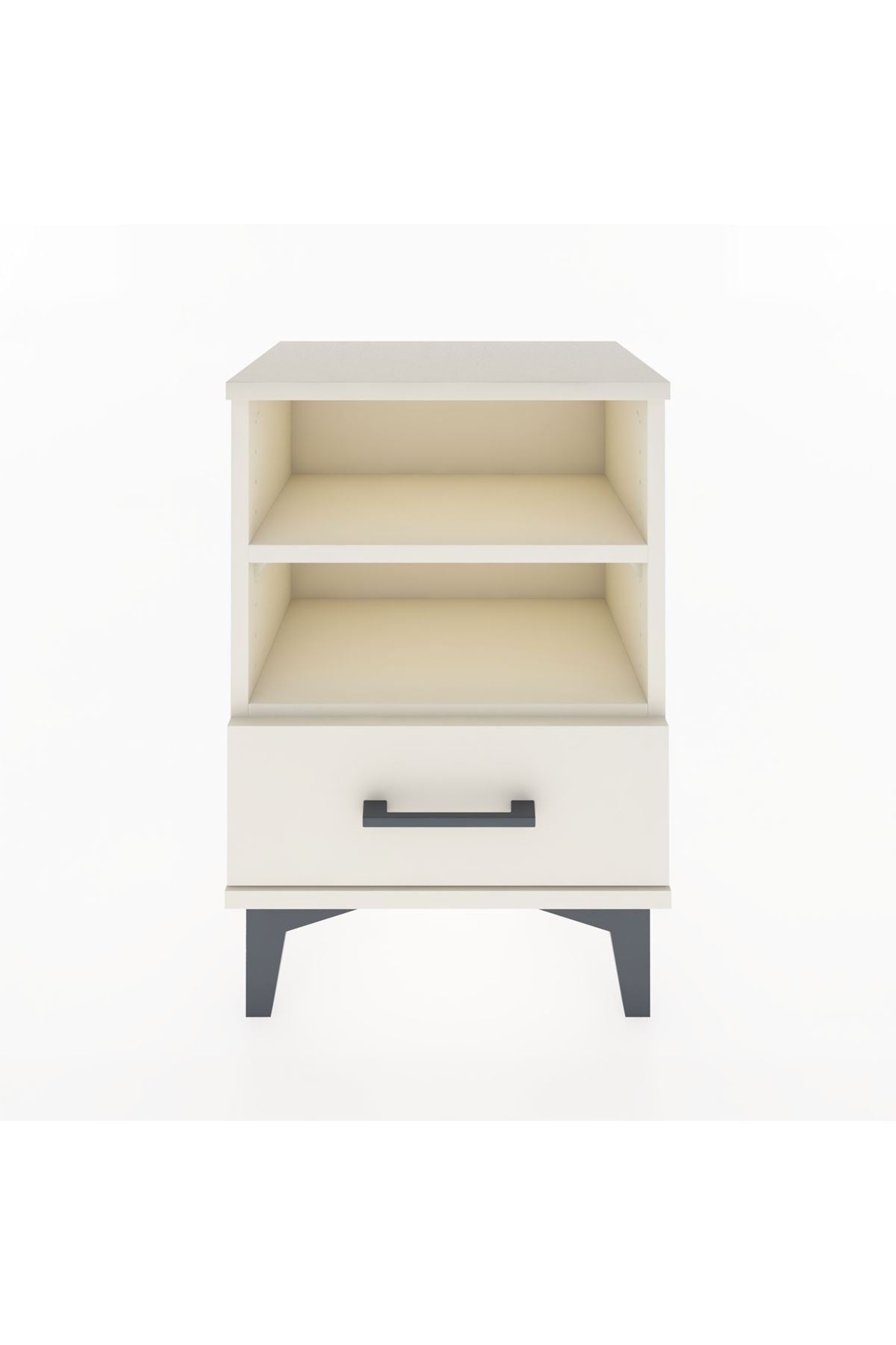 Arges Komodin 2 Raflı Tek Çekmeceli 44x30x64 Aytaşı-Aytaşı