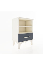 Arges Komodin 2 Raflı Tek Çekmeceli 44x30x64 Aytaşı-Antrasit