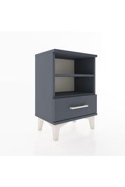 Arges Komodin 2 Raflı Tek Çekmeceli 44x30x64 Antrasit-Antrasit