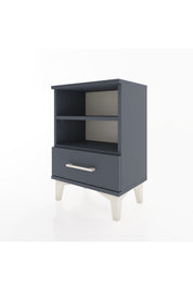 Arges Komodin 2 Raflı Tek Çekmeceli 44x30x64 Antrasit-Antrasit