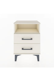 Arges Komodin Tek Raflı 2 Çekmeceli 44x30x64 Aytaşı-Aytaşı