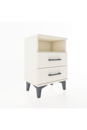 Arges Komodin Tek Raflı 2 Çekmeceli 44x30x64 Aytaşı-Aytaşı