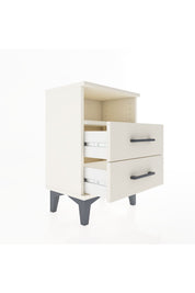 Arges Komodin Tek Raflı 2 Çekmeceli 44x30x64 Aytaşı-Aytaşı