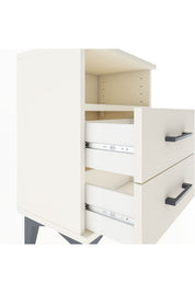 Arges Komodin Tek Raflı 2 Çekmeceli 44x30x64 Aytaşı-Aytaşı