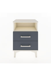 Arges Komodin Tek Raflı 2 Çekmeceli 44x30x64 Aytaşı-Antrasit