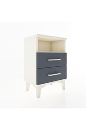 Arges Komodin Tek Raflı 2 Çekmeceli 44x30x64 Aytaşı-Antrasit