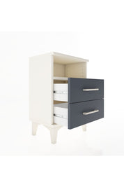 Arges Komodin Tek Raflı 2 Çekmeceli 44x30x64 Aytaşı-Antrasit