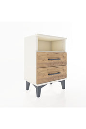 Arges Komodin Tek Raflı 2 Çekmeceli 44x30x64 Aytaşı-Çam