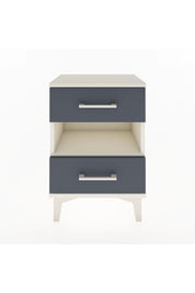 Arges Komodin Tek Raflı 2 Çekmeceli 44x30x64 Aytaşı-Antrasit