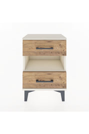 Arges Komodin Tek Raflı 2 Çekmeceli 44x30x64 Aytaşı-Çam