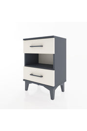 Arges Komodin Tek Raflı 2 Çekmeceli 44x30x64 Antrasit-Aytaşı