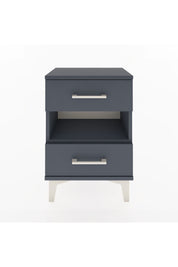 Arges Komodin Tek Raflı 2 Çekmeceli 44x30x64 Antrasit-Antrasit