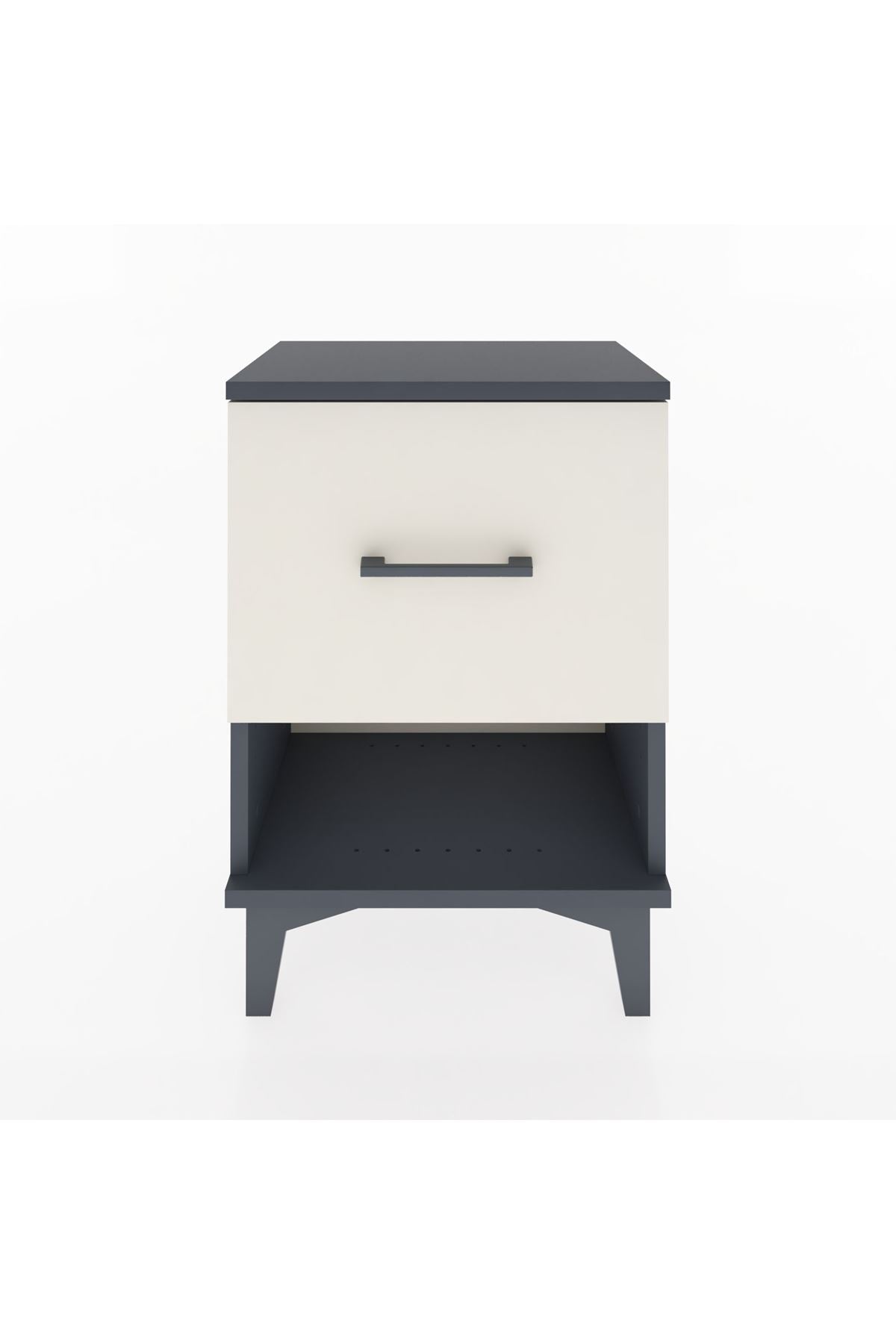 Arges Komodin Tek Çekmeceli 44x30x64 Antrasit-Aytaşı