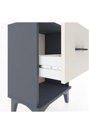 Arges Komodin Tek Çekmeceli 44x30x64 Antrasit-Aytaşı