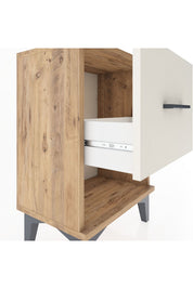 Arges Komodin Tek Çekmeceli 44x30x64 Çam-Aytaşı