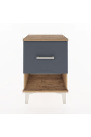 Arges Komodin Tek Çekmeceli 44x30x64 Çam-Antrasit