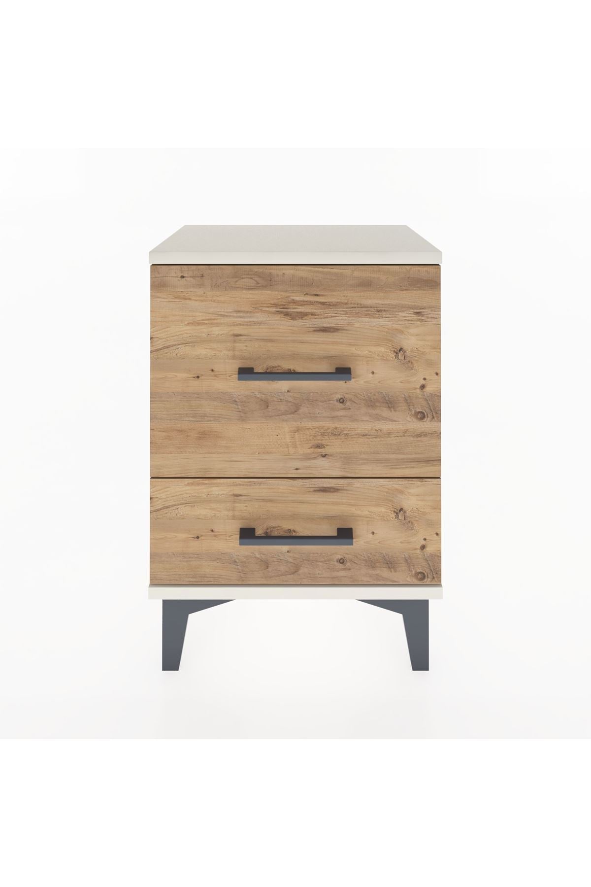 Arges Komodin 2 Çekmeceli 44x30x64 Aytaşı-Çam