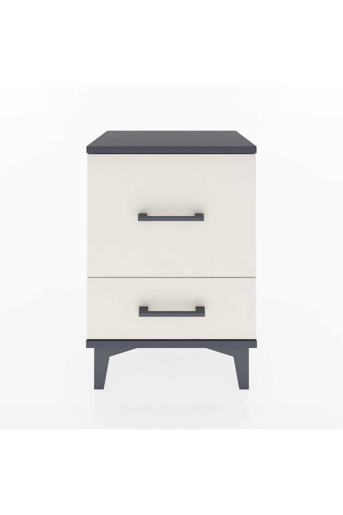 Arges Komodin 2 Çekmeceli 44x30x64 Antrasit-Aytaşı