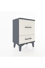 Arges Komodin 2 Çekmeceli 44x30x64 Antrasit-Aytaşı