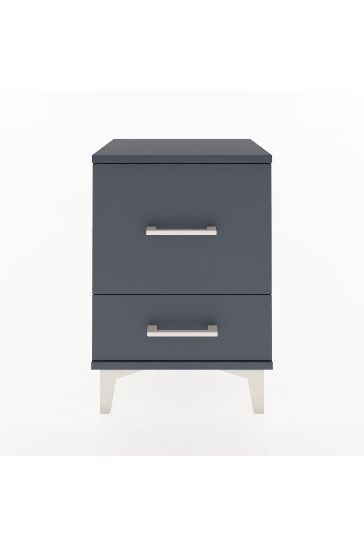 Arges Komodin 2 Çekmeceli 44x30x64 Antrasit-Antrasit