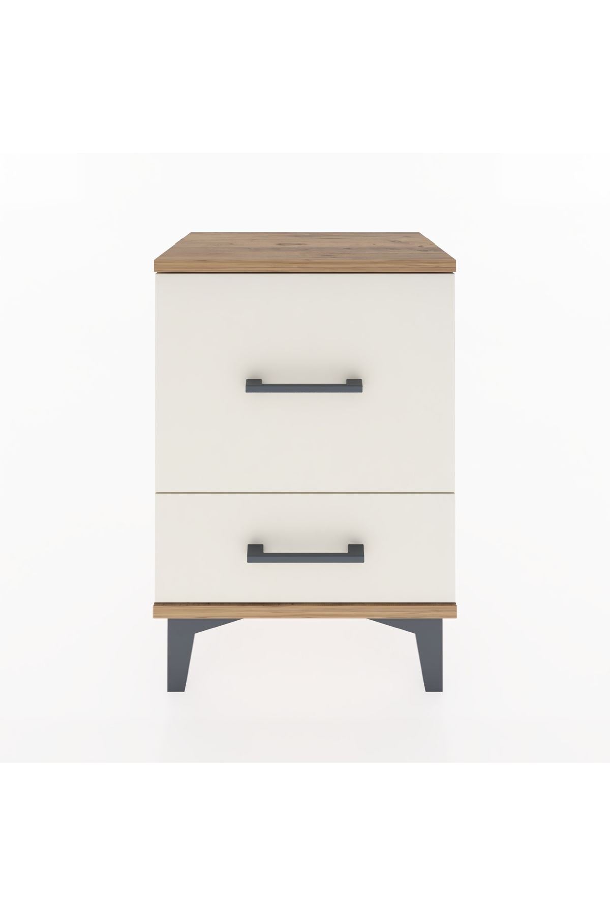 Arges Komodin 2 Çekmeceli 44x30x64 Çam-Aytaşı