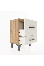 Arges Komodin 2 Çekmeceli 44x30x64 Çam-Aytaşı