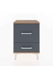 Arges Komodin 2 Çekmeceli 44x30x64 Çam-Antrasit