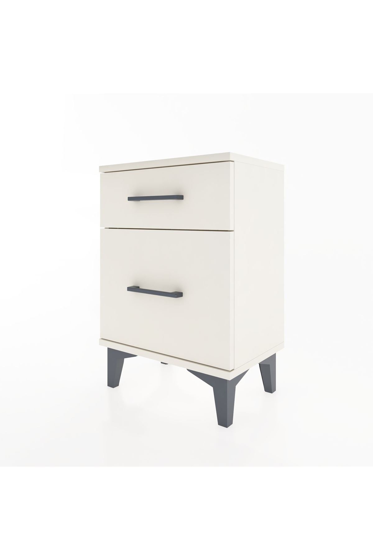 Arges Komodin 2 Çekmeceli 44x30x64 Aytaşı-Aytaşı