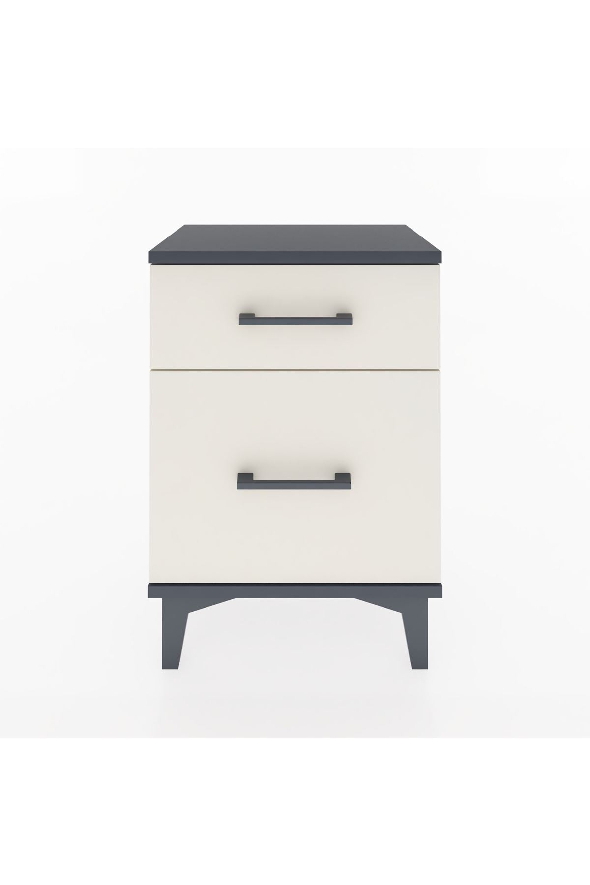 Arges Komodin 2 Çekmeceli 44x30x64 Antrasit-Aytaşı