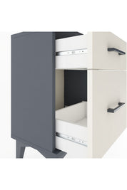 Arges Komodin 2 Çekmeceli 44x30x64 Antrasit-Aytaşı