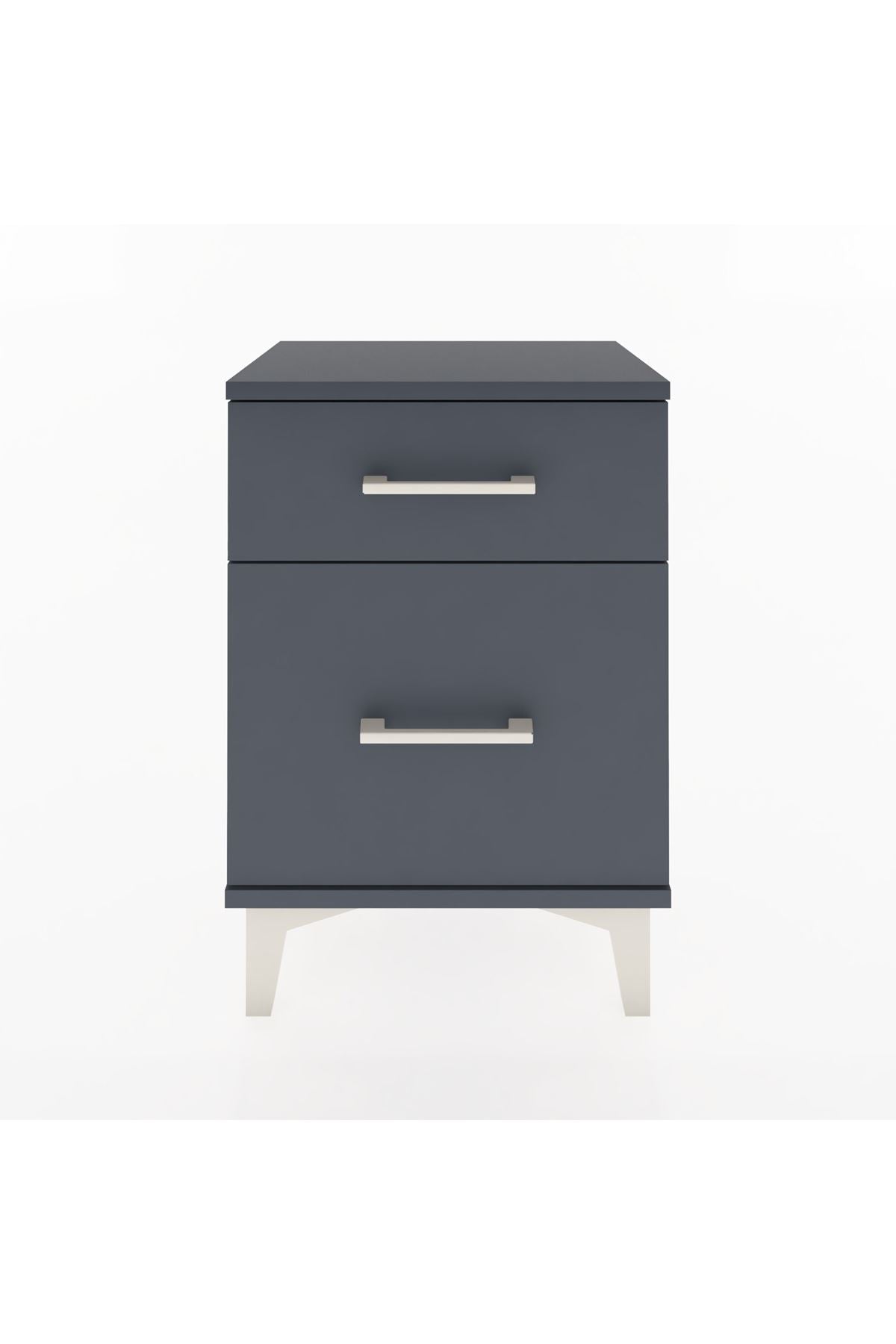 Arges Komodin 2 Çekmeceli 44x30x64 Antrasit-Antrasit