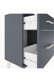 Arges Komodin 2 Çekmeceli 44x30x64 Antrasit-Antrasit