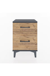 Arges Komodin 2 Çekmeceli 44x30x64 Antrasit-Çam