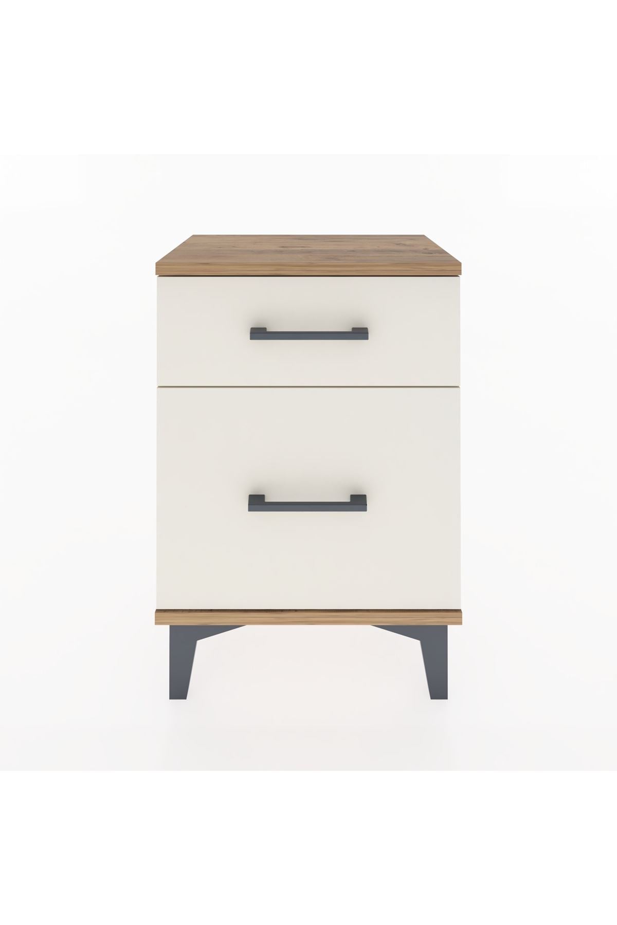 Arges Komodin 2 Çekmeceli 44x30x64 Çam-Aytaşı